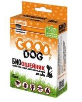 Good dog биоошейник для собак антипаразитарный оранжевый 65см