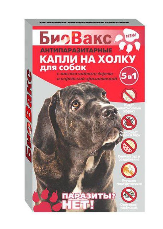 Биовакс капли для собак от блох и клещей,комаров пипетка n3