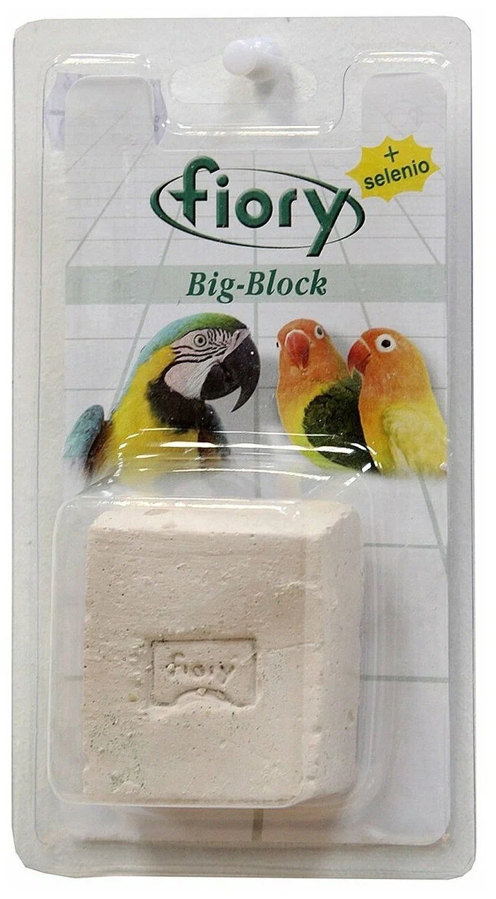 Био-камень для птиц Fiory 100 г big-block с селеном