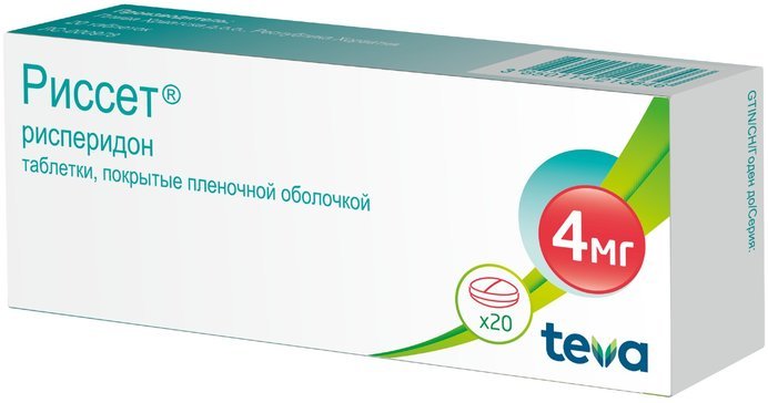 Риссет тб п/о 4г N 20