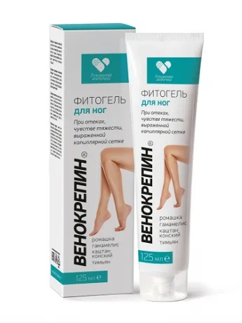 Венокрепин фитогель для ног 125мл