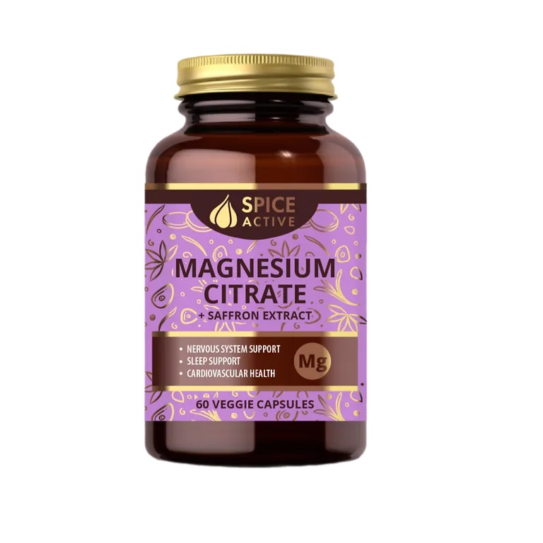 Спайс Актив Магний цитрат с экстрактом шафрана №60 капсулы массой 941 мг
