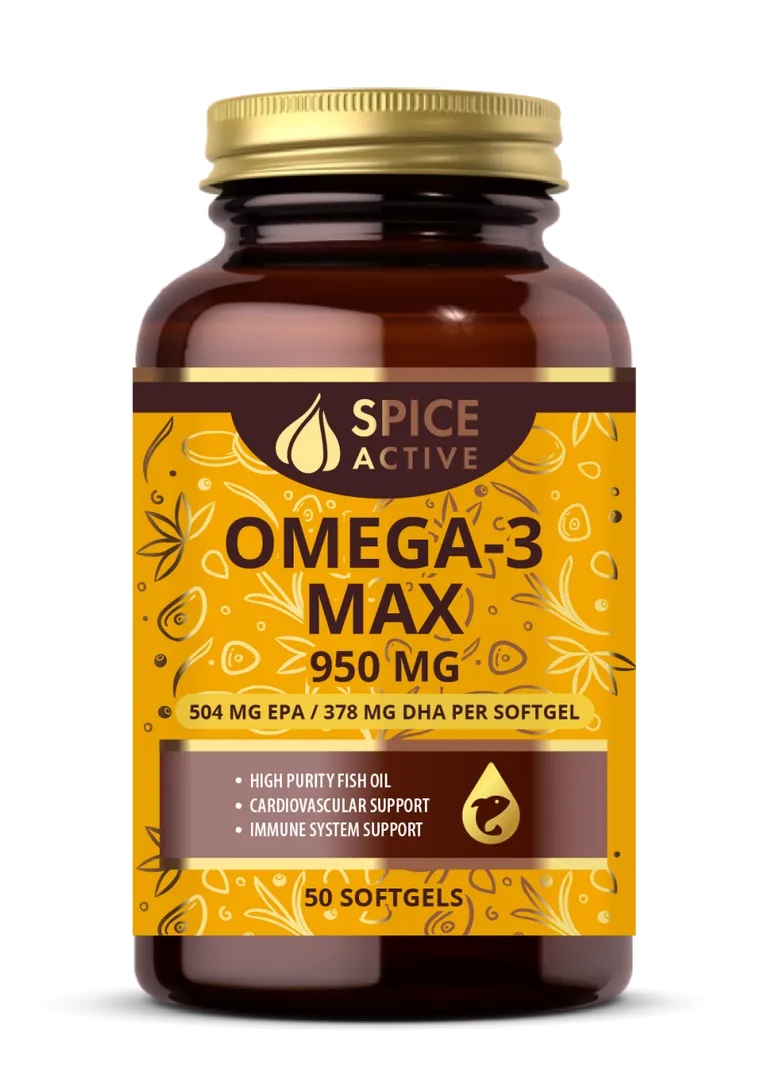 Спайс Актив Омега-3 МАКС 950 мг капс.  №50