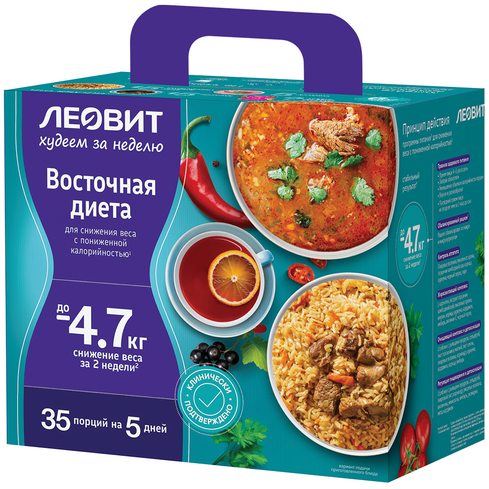 Худеем за неделю комплексная программа питания для снижения веса с пониженной калорийностью восточная диета кейс №1