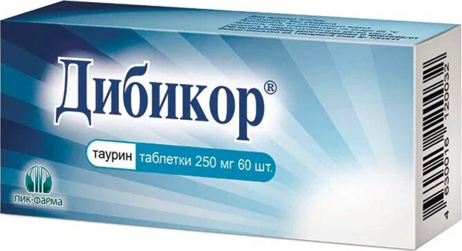Дибикор тб 250мг N 60
