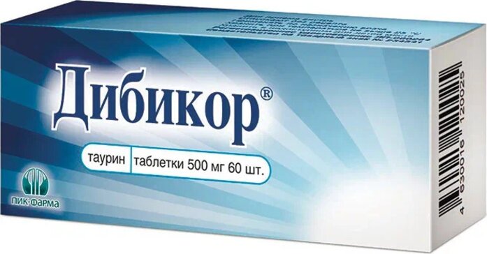 Дибикор тб 500 мг N 60