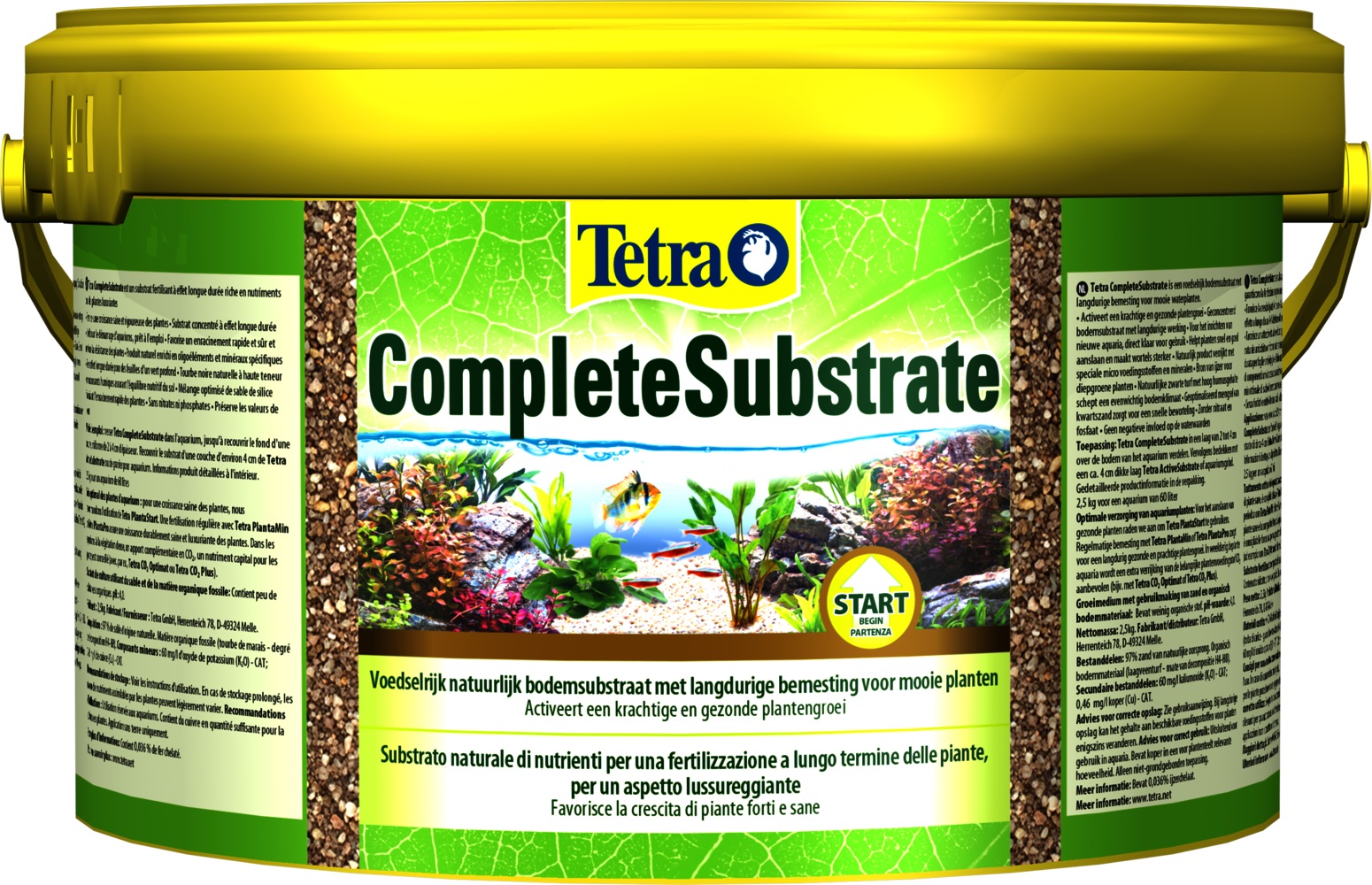 Грунт питательный для растений Tetra 10 кг complete substrate