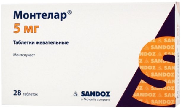 Монтелар 5мг тб жев N 28