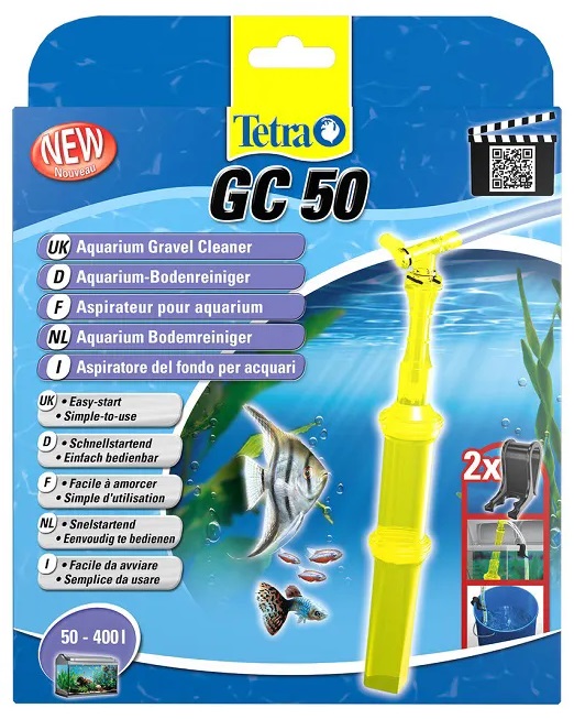 Грунтоочиститель сифон для аквариумов Tetra 50 -400л большой gc50