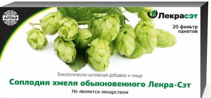 Соплодия хмеля обыкновенного фильтр-пак1.5г N 20