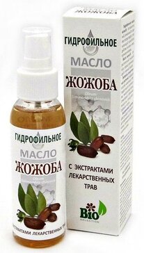 Гидрофильное масло жожоба для кожи и волос с экстрактом лекарственных трав 100мл