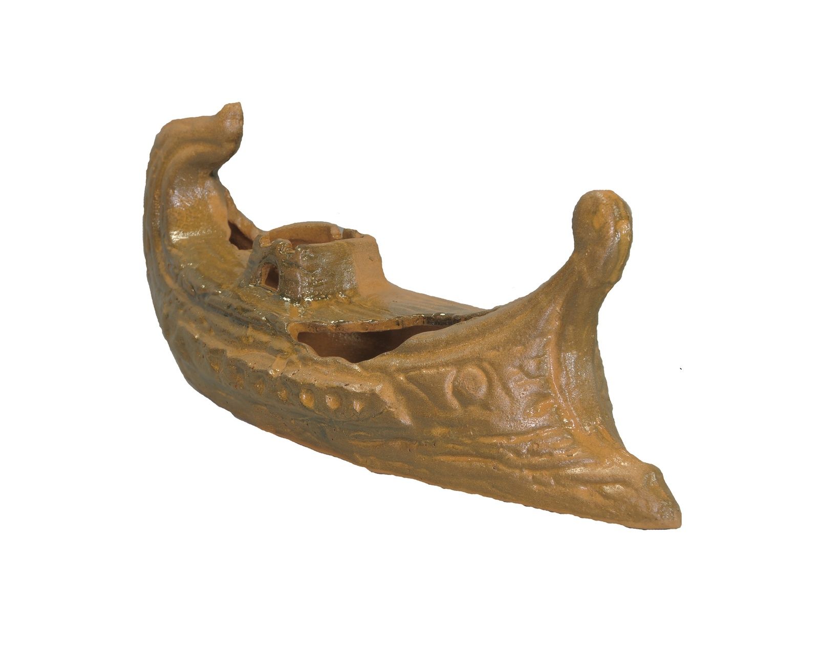 Декор корабль римский для аквариума 28х10х8см керамика