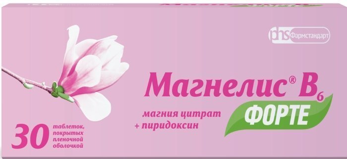 Магнелис В6 форте тб п/о плен N 30