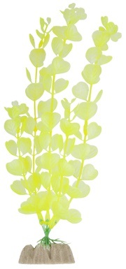 Декорация для аквариума Tetra glofish растение желтое с glo-эффектом р.l