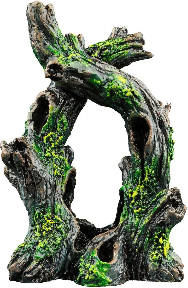 Декорация для аквариума Tetra glofish скрученное дерево с glo-эффектом