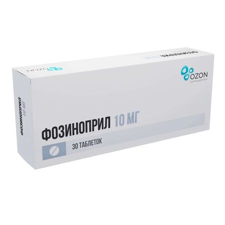 Фозиноприл тб 10 мг N 30