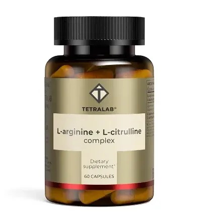 Тетралаб Комплекс L-аргинин + L-цитруллин капс N 60