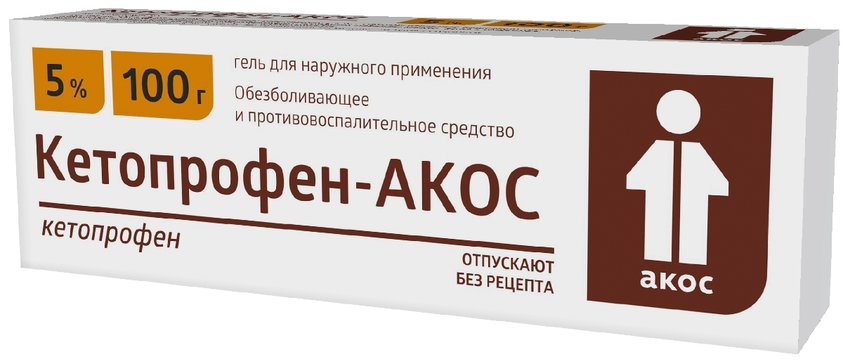 Кетопрофен АКОС гель 5% 100г N 1