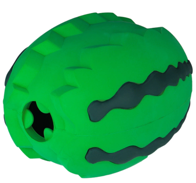 Игрушка арбуз для собак зеленый Mr.kranch 15см с ароматом курицы