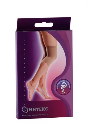 Интекс наколенник класс компрессии 2 размер M бежевый
