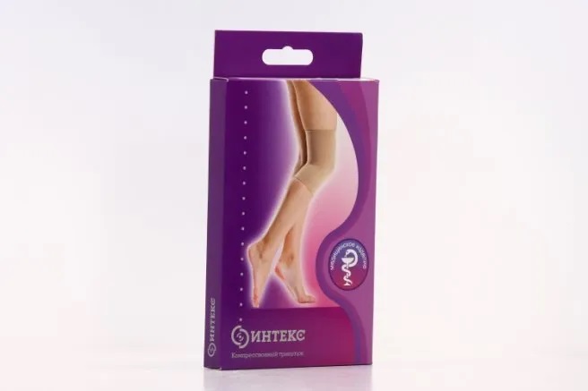 Интекс наколенник класс компрессии 2 размер S бежевый