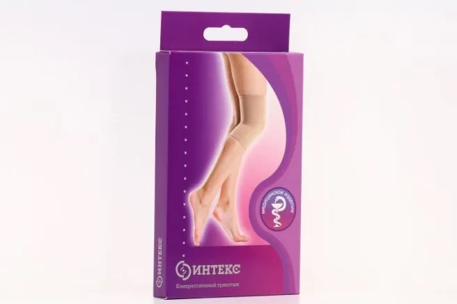 Интекс наколенник класс компрессии 2 размер XL бежевый