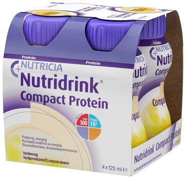 Nutricia Нутридринк компакт протеин ваниль 125мл N 4