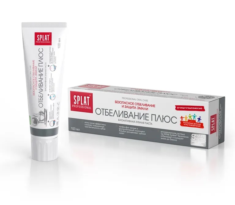 Сплат зубная паста профессионал Отбеливание плюс 100мл