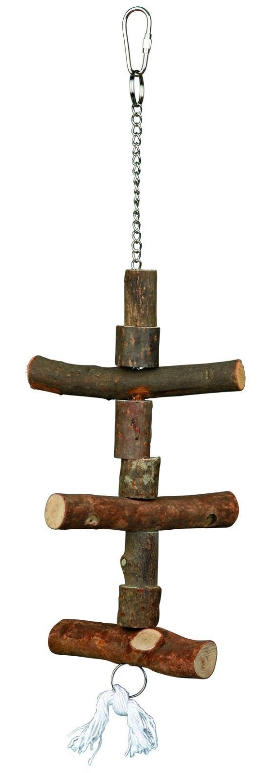 Игрушка деревянная на цепочке для попугая Trixie 40см