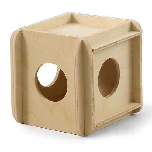 Игрушка для грызунов Дарэлл большой кубик деревянный