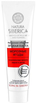 Natura Siberica зубная паста морозные ягоды защита эмали и десен 100г