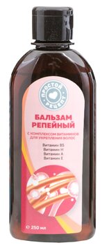 Простой рецепт бальзам для укрепления волос Репейный с комплексом витаминов 250мл N 1 (без пенала)