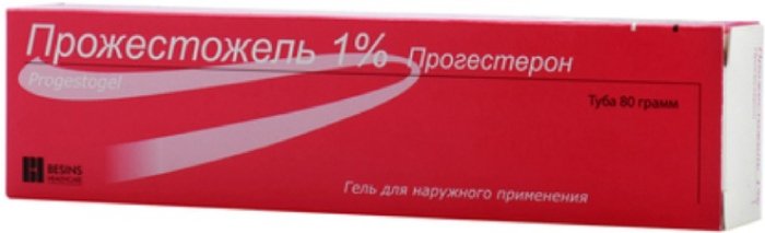 Прожестожель гель 1% 80 г