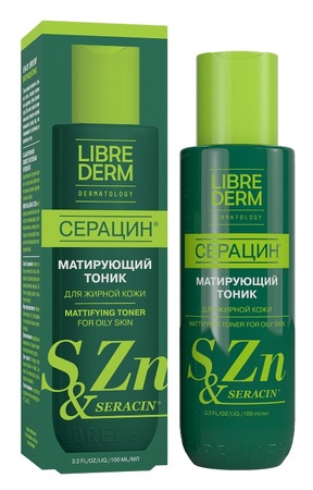 Либридерм Серацин матирующий тоник для жирной кожи 100мл
