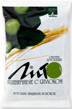 Отруби пшеничные хрустящие с яблоком 200г