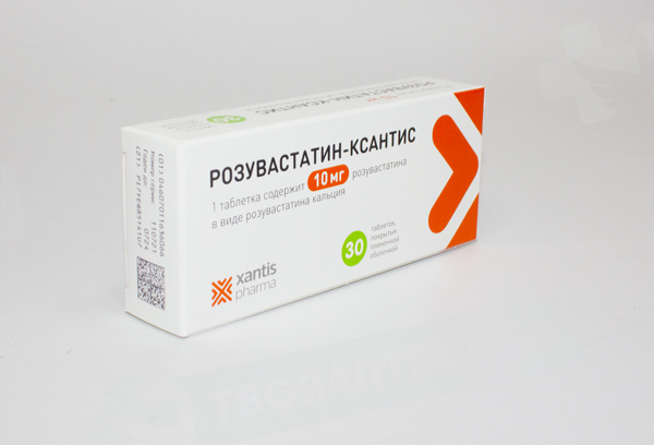 Розувастатин Алси Фарма таб п/о плен 10мг N 30