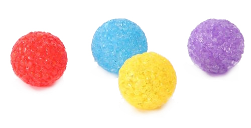 Игрушка мяч кристаллический для кошек цветной Шурум-бурум пластик n4