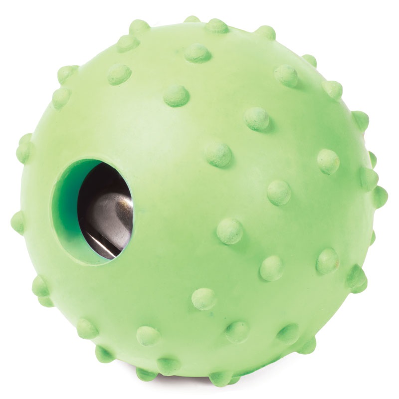 Игрушка мяч с колокольчиком для собак Triol цельнолитая резина 5см