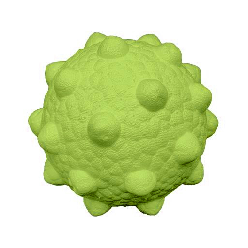 Игрушка мяч с шипами для собак неоновый зеленый Mr.kranch 8см