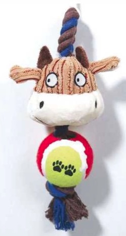 Игрушка мяч-пищалка для собак M-pets eco инди 27см 10644299