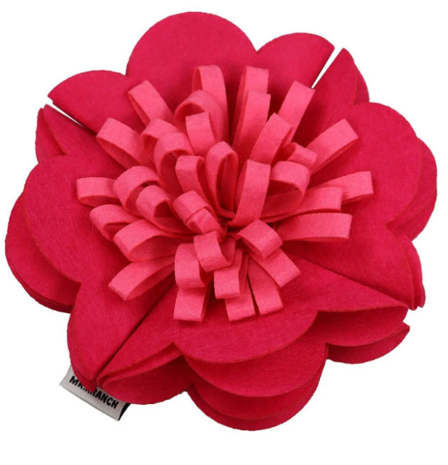 Игрушка нюхательная для собак розовая Mr.kranch цветок 20см