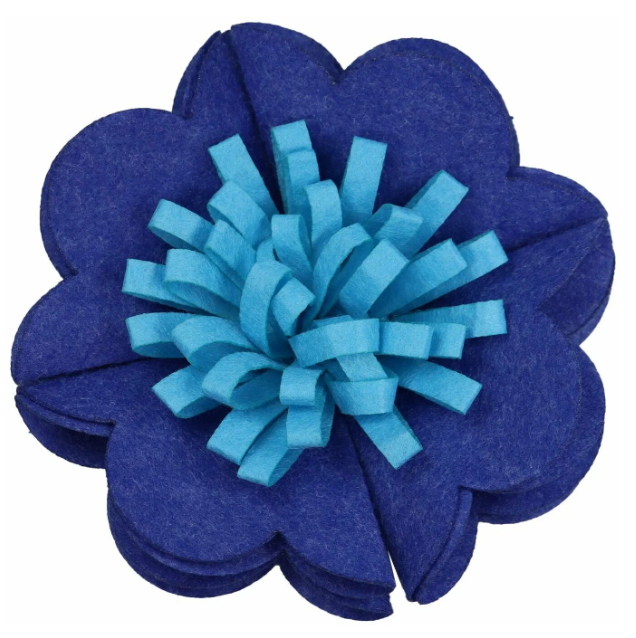 Игрушка нюхательная для собак синяя Mr.kranch цветок 20см