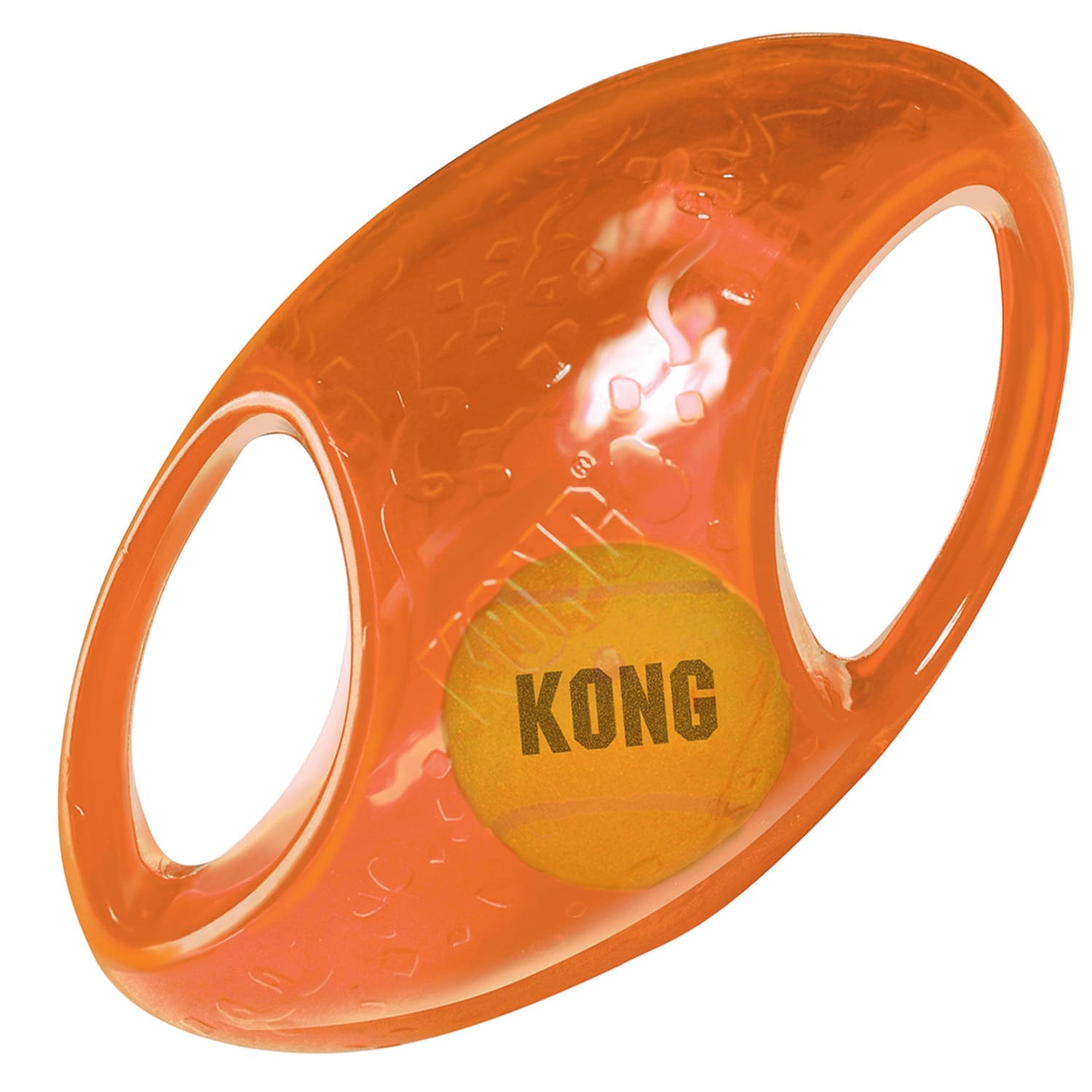 Игрушка регби для собак Kong джумблер резина р.l/xl 23см