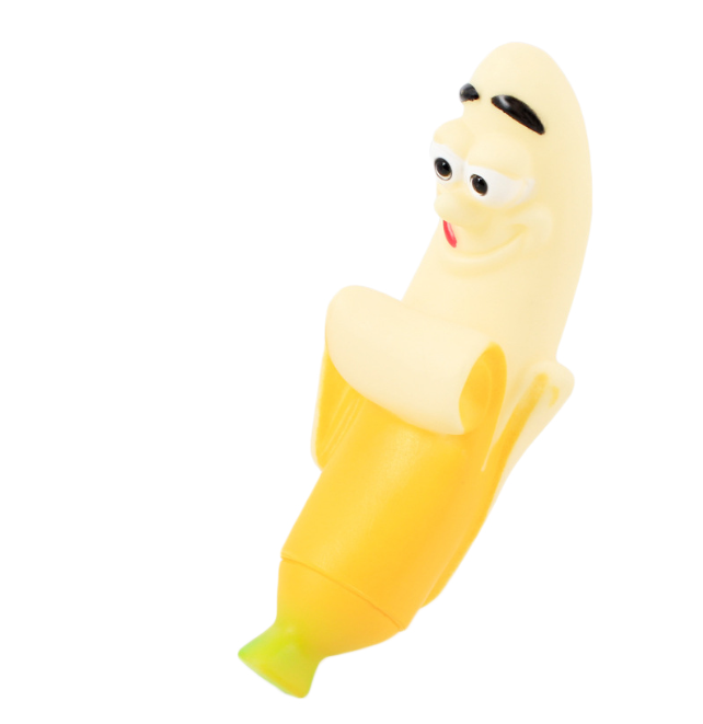 Игрушка-пищалка банан для собак Nunbell микс 14х7х5.5см 19034-0331