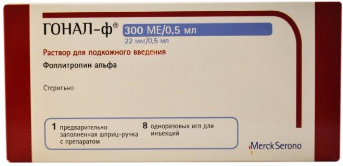 Гонал-ф раствор для п/к введ 22мкг/0,5мл 0,5мл шприц-ручка и иглы N 8