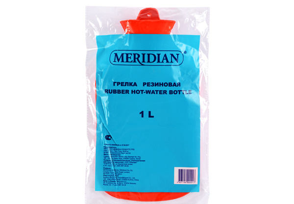 Грелка Меридиан резиновая 1л N 1