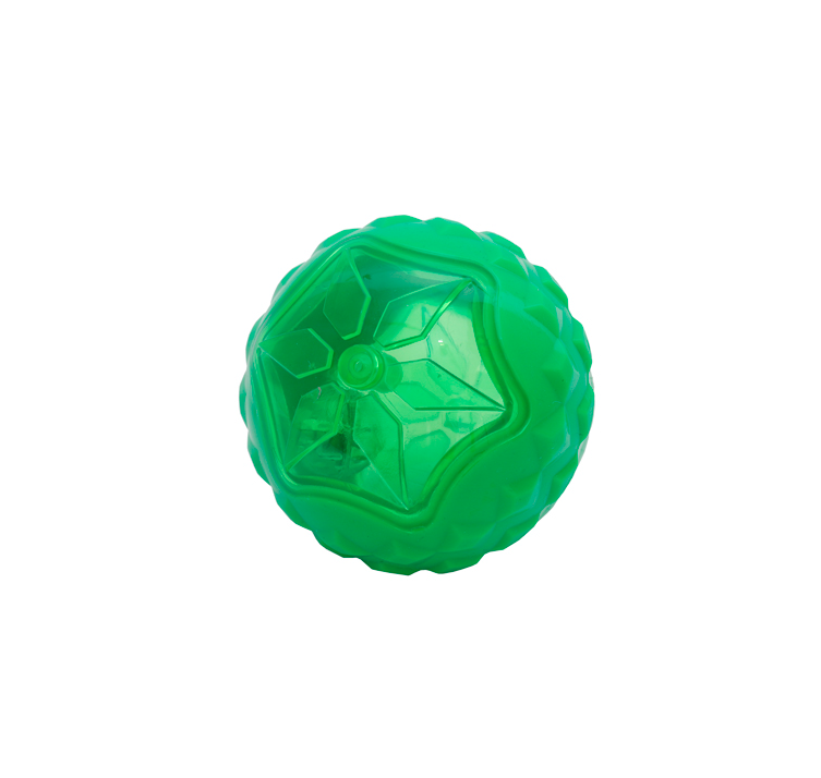 Игрушка-пищалка мяч мигающий для собак микс Wogy 9.5см 10121-1966