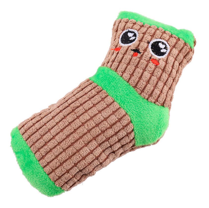 Игрушка-пищалка носок для собак микс Wogy 15х6см 10922-8541