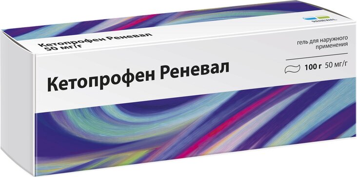 Кетопрофен реневал гель 5% 100г N 1