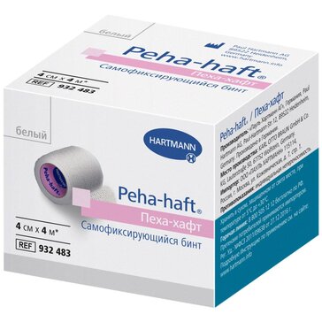 Hartmann Peha-haft бинт самофиксирующийся 4см 4м